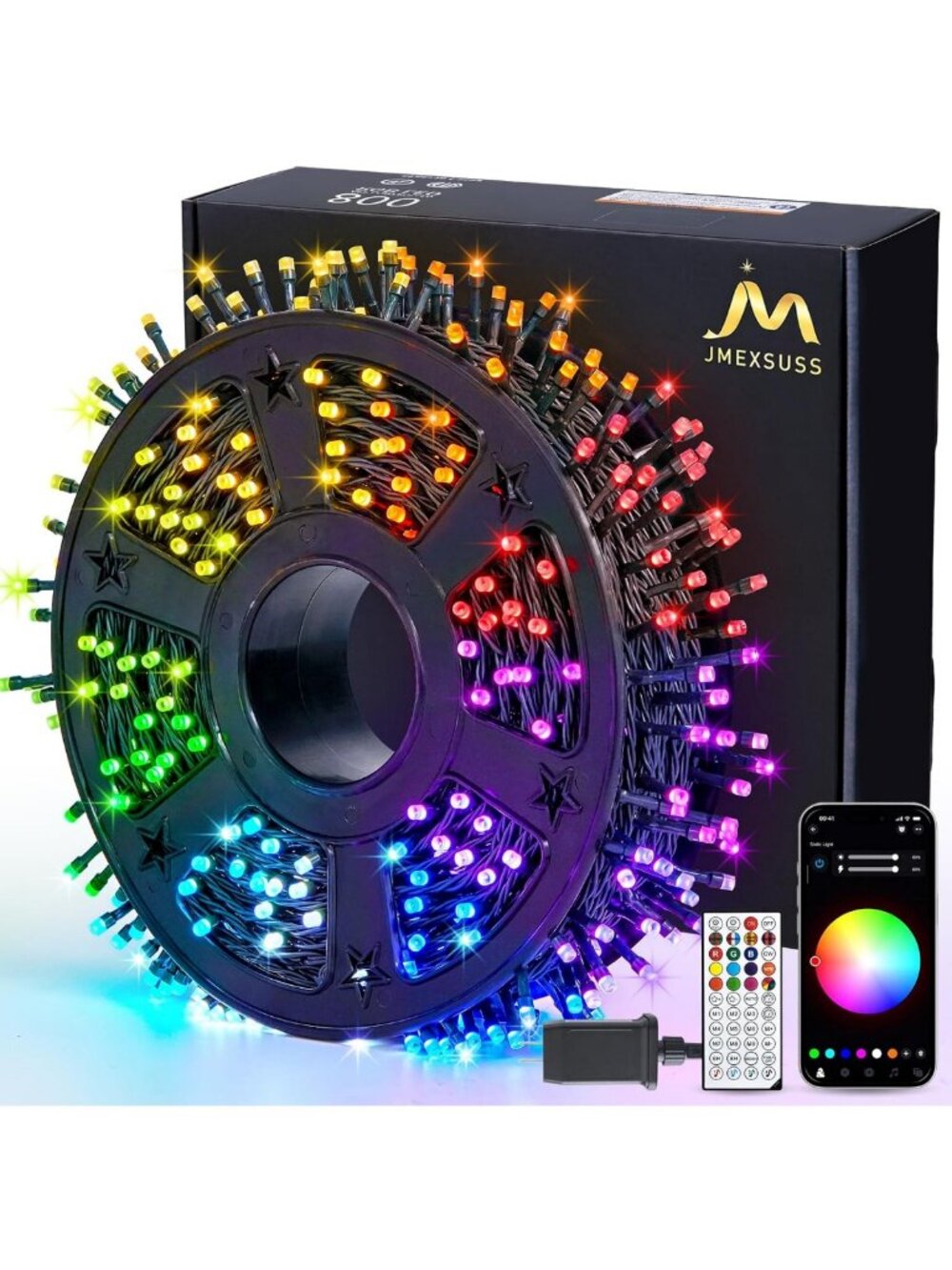 Color Changing 800 LED Halloween & Christmas Lights - RGB String Lights Decor